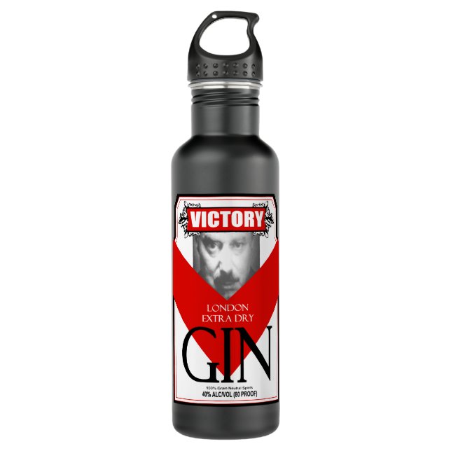 Ingsocs Sieg-Gin Alt Edelstahlflasche (Vorderseite)