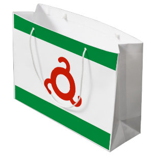 Ingushetia-Flagge Große Geschenktüte