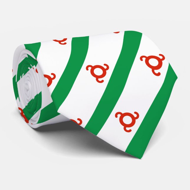 Ingushetia-Flagge Krawatte (Gerollt)
