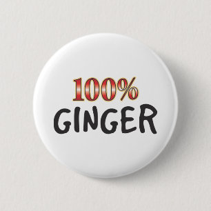 Ingwer 100 Prozent Button