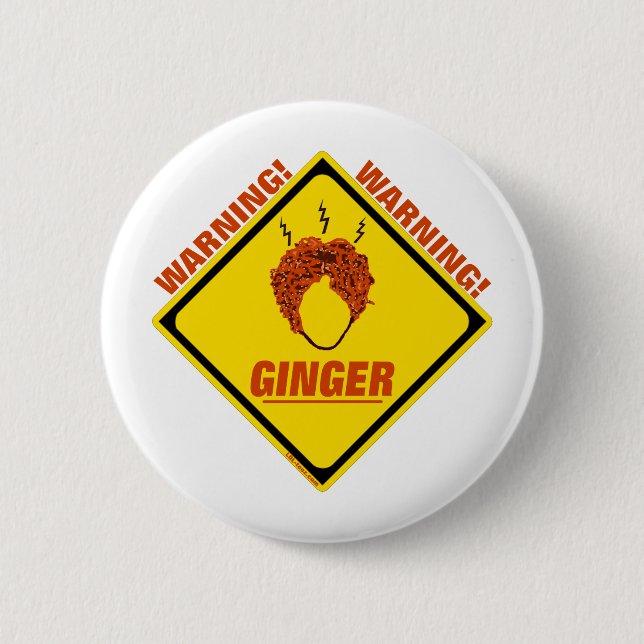 Ingwer-Alarm! Button (Vorderseite)