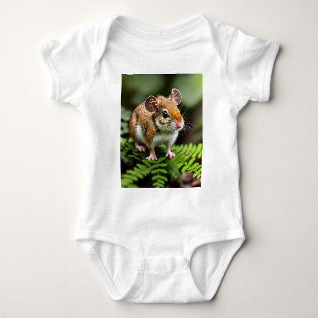 Ingwer Australian Hopping Mouse, Baby Bodysuit Strampler (Vorderseite)