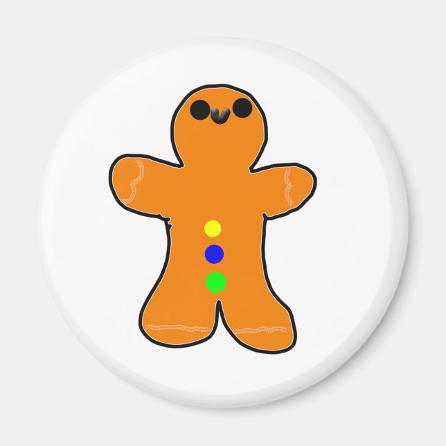 Ingwer Brot Magnet (Vorne)