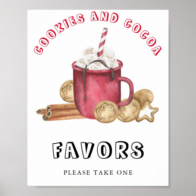 Ingwer-Cookies mit Kakaofavors Poster (Vorne)