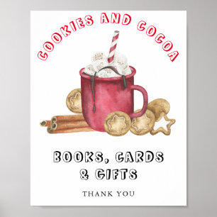 Ingwer Cookies und Kakaobücher Poster
