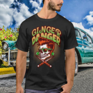 Ingwer Gefahr Männlich T-Shirt