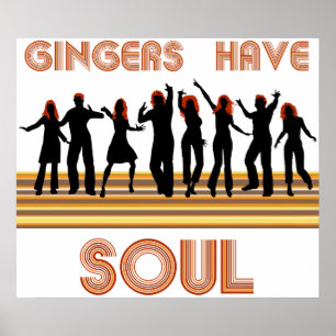 Ingwer haben Soul-Zug Poster