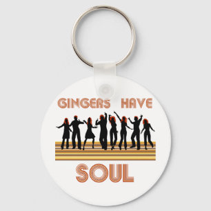 Ingwer haben Soul-Zug Schlüsselanhänger