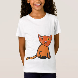 Ingwer-Katzen-Spitze T-Shirt