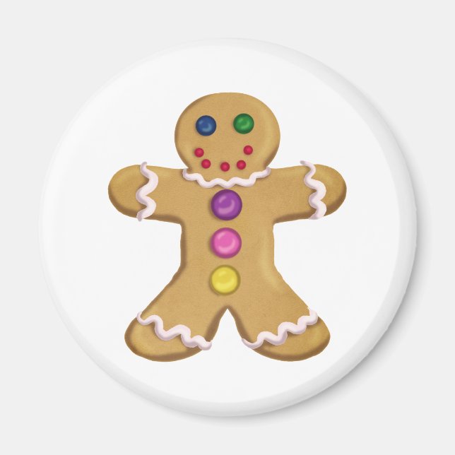 Ingwer-Mann Magnet (Vorne)