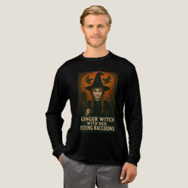 Ingwer mit ihren fliegenden Raccoons V2 Tri-Blend Shirt