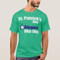 Ingwer mögen St Patrick Tag