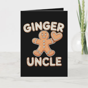 Ingwer Onkel Lebkuchen Weihnachten Xmas Familie Karte