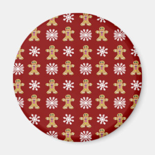 Ingwer und Schnee Magnet
