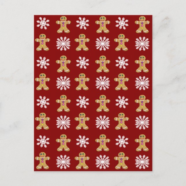 Ingwer und Snow Postkarte (Vorderseite)