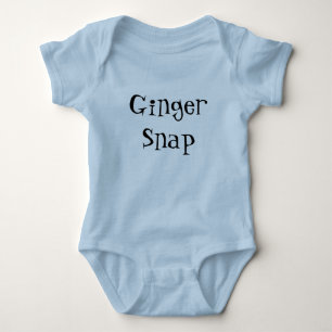 Ingwer-Verschluss Baby Strampler