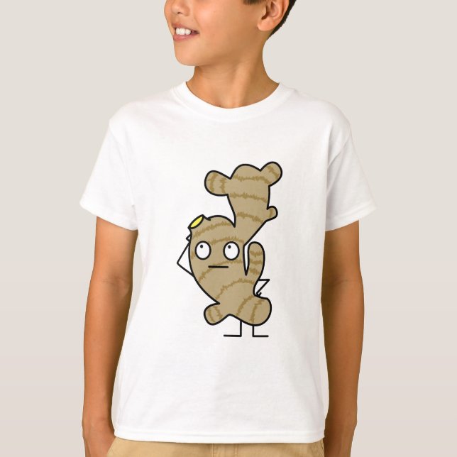 Ingwer-Wurzel-gesundes asiatisches Gewürz T-Shirt (Vorderseite)