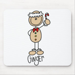 Ingwer-Zuckerkuchen-T-Shirts und Geschenke Mousepad
