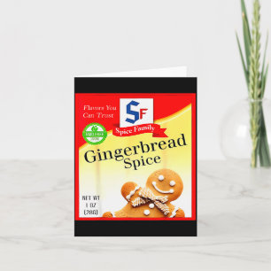 Ingwerbrot-Szene-Gruppenkostüm Familie passend Hal Karte