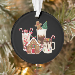 Ingwerbrot Weihnachten Kaffee Liebhaber Geschenk X Ornament