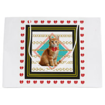 Ingwerkatze und Goldene Kette