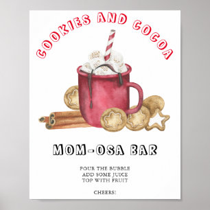 Ingwerkekse Baby-Party Momosa-Bar Poster