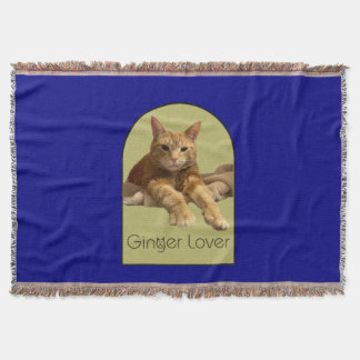 Ingwerliebhaber Navy Blau Wurfdecke Decke