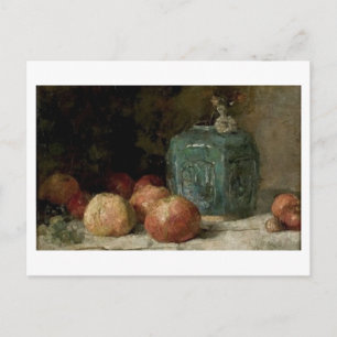 Ingwertopf und Äpfel, Vincent van Gogh Postkarte