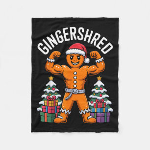 Ingwerzerkleinert Muskulöser Lebkuchen Weihnachten Fleecedecke