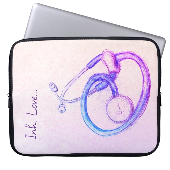 Inh. Love Laptopschutzhülle (Vorderseite)