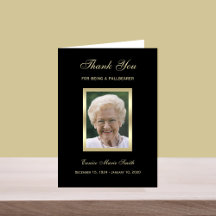 Inhaber Danke, Card mit Foto