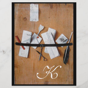 INHABER DES HOLZMONOGRAMM, braun, schwarz