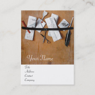 INHABER DES HOLZMONOGRAMM VISITENKARTE