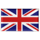 Inhaber einer britischen Flagge | Union Jack Desig Tischnummernhalter (Vorderseite)