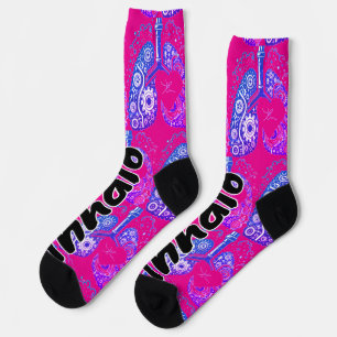 Inhalation des Herzens Socken