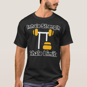 Inhalationsstärke, Exhalsgrenzen - Fitness T-Shirt