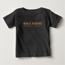INHALE COURAGE EXHALE ANGST - YOGA POWER T - Shirt