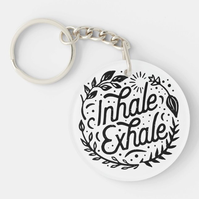 Inhale exhale prendre une profonde respiration (Devant)