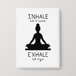Inhale Exhale Yoga Button