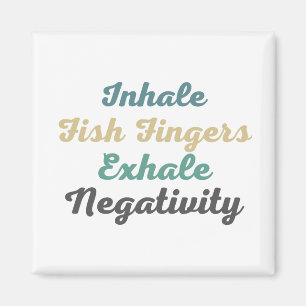 Inhale Poisson Doigts Exhale Négativité Magnets