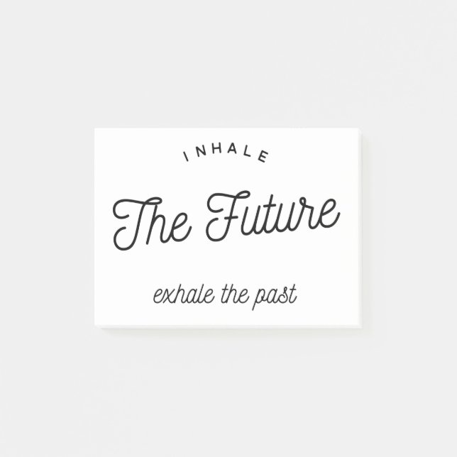 inhale the future post-it klebezettel (Vorderseite)