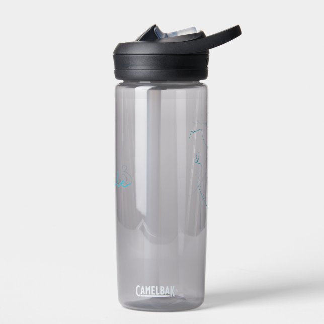Inhalieren, Exhale - Achtsames Hydrieren Flasche (Links)
