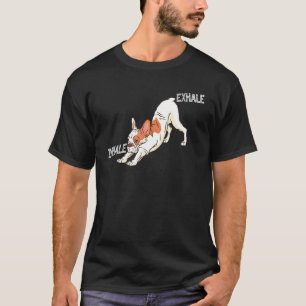 Inhalieren Exhale Französisch Bulldog Kleidung Yog T-Shirt