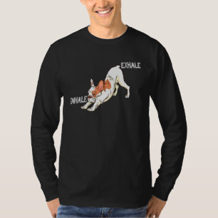 Inhalieren Exhale Französisch Bulldog Kleidung Yog T-Shirt
