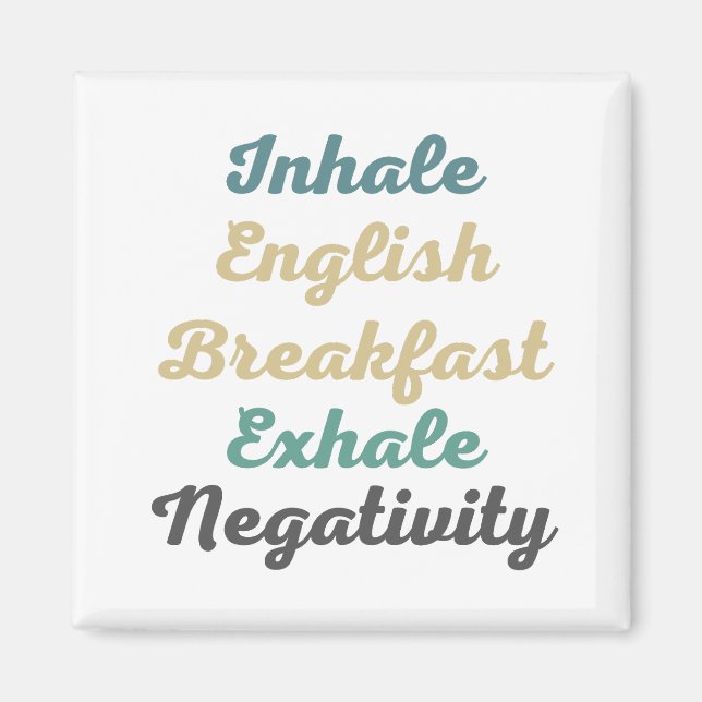 Inhalieren Sie englische Frühstücksmagnete für Exh Magnet (Vorne)