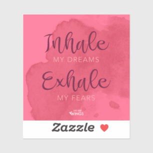 "Inhalieren Sie meine Träume" — Vinyl Sticker