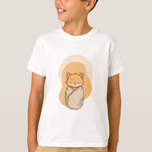 Inhalt Eingewickelter Fuchs Kids T-Shirt