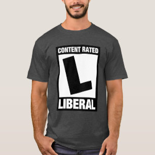 Inhaltsangabe liberal-lustig Demokrat T-Shirt