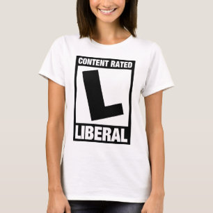 Inhaltsangabe liberal-lustig Demokrat T-Shirt
