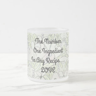 Inhaltsstoff...LIEBE Mattglastasse